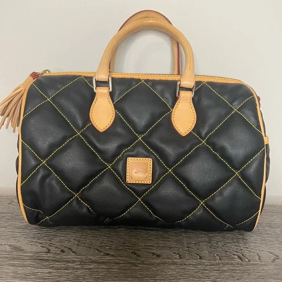 Dooney & Bourke Quilted Satchel Bag - Picture 3 of 7